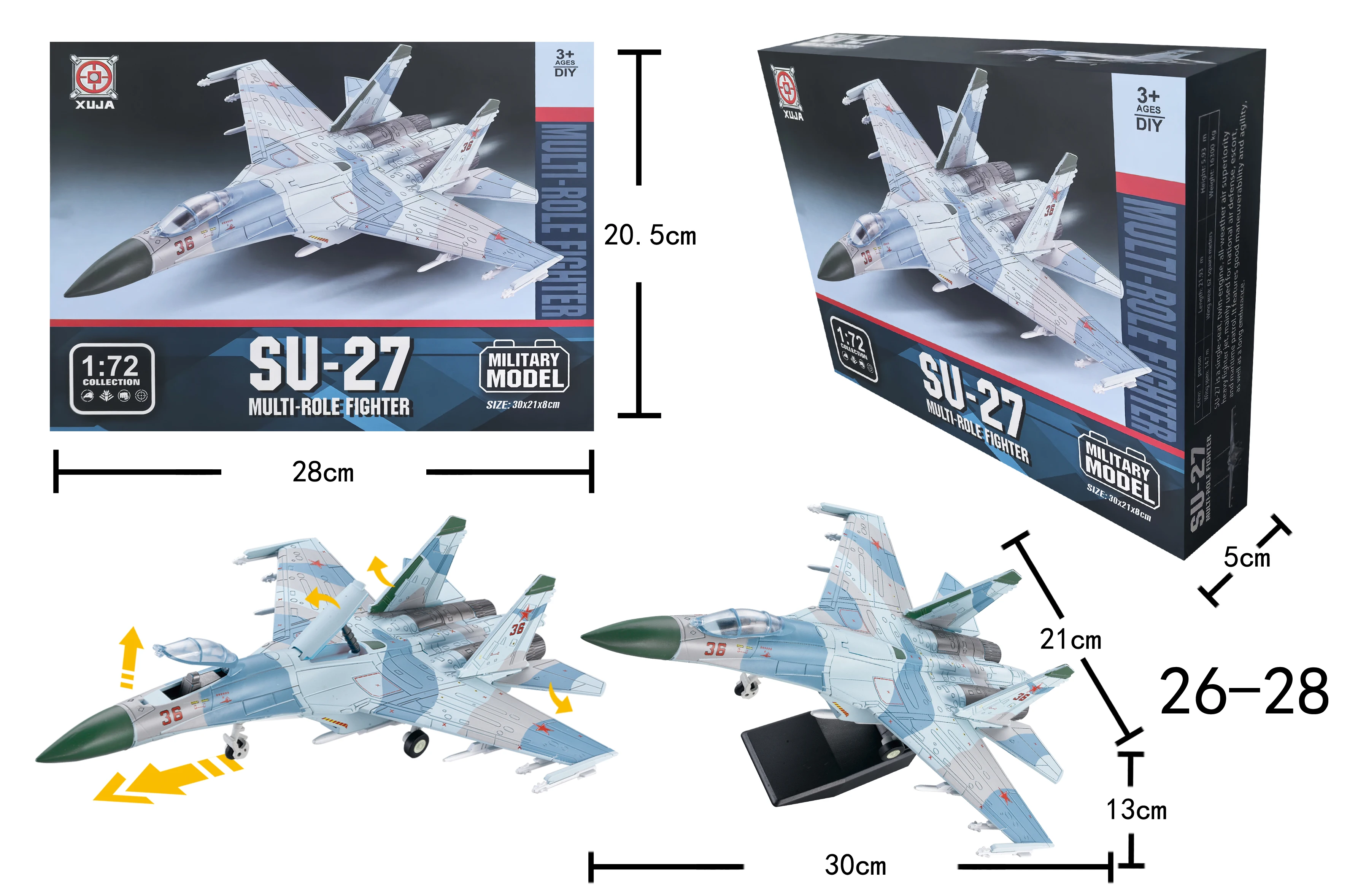 Avión a escala 1/72 de ABS, mo - Model Airplane Plastic reseña y precio
