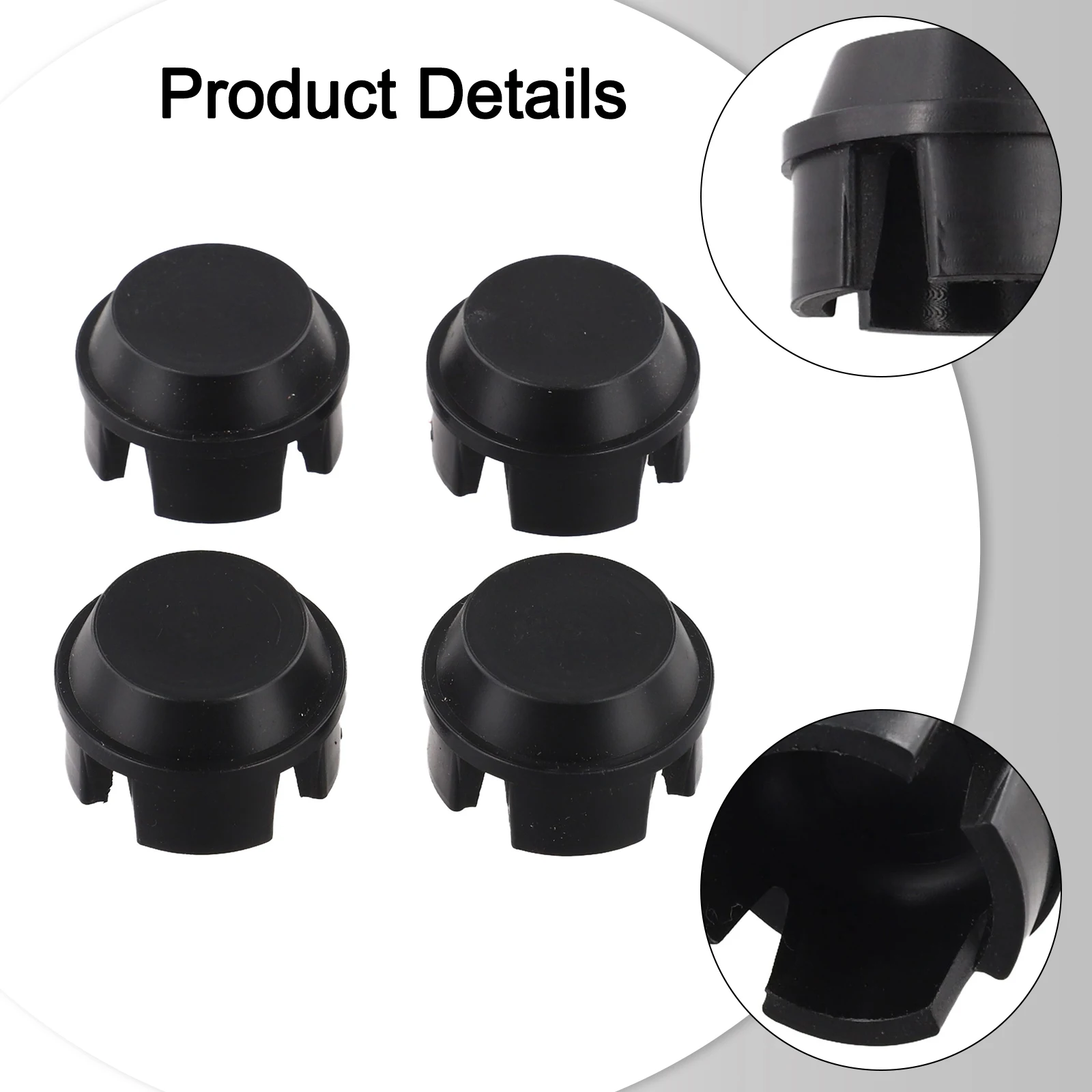Deck Hub Cover M145727 Wheel Cap Rubber Construction Tool-free Installation For Compact Tractors 2025R 2210 4010