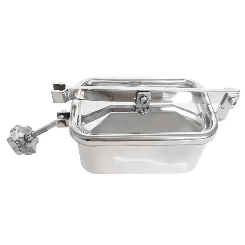 

250x150mm Rectangular Manhole Cover Stainless Steel Tank Manway