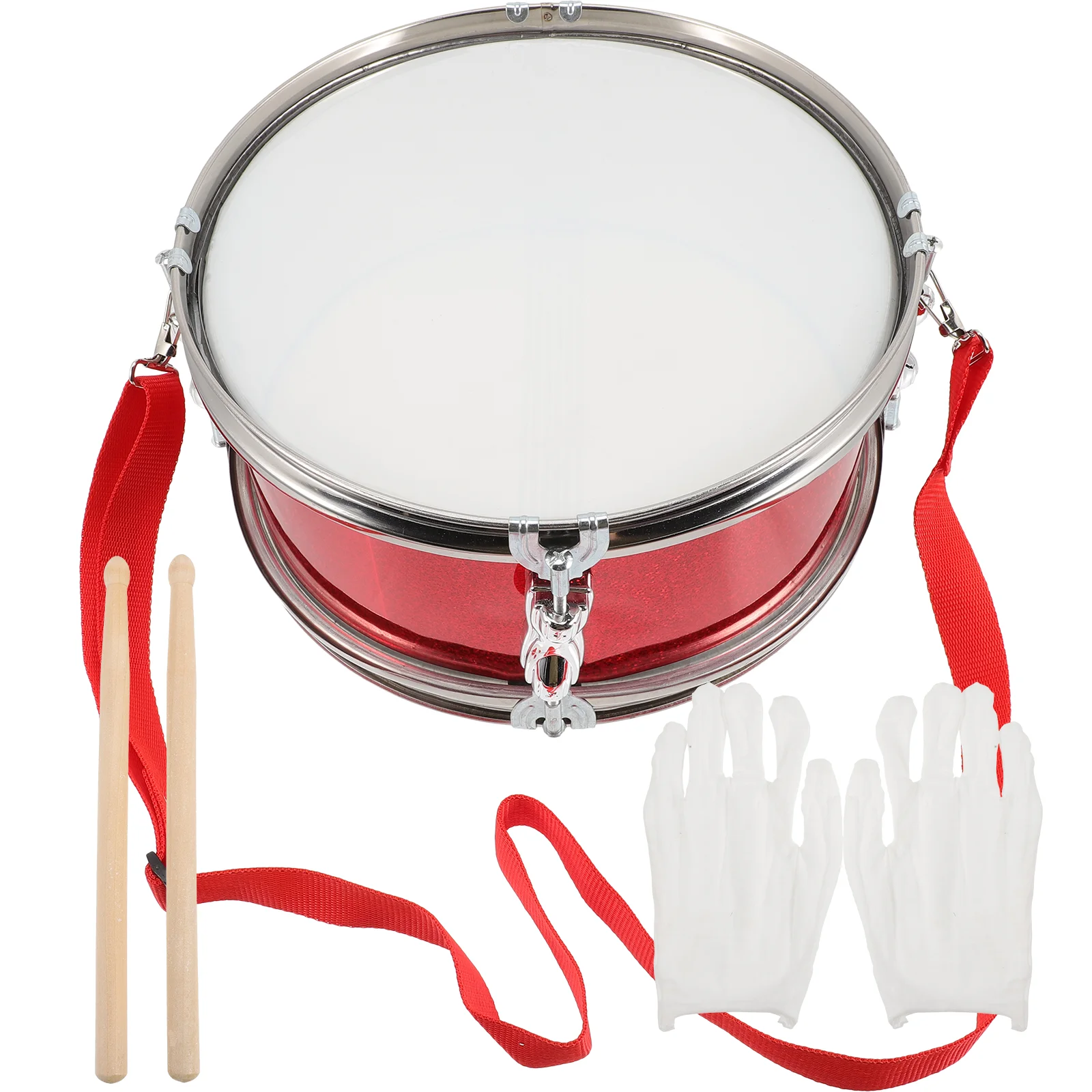 

Toddler Snare Drum Kit Concert Percussion Instruments Steel Floor Tom Drumsticks