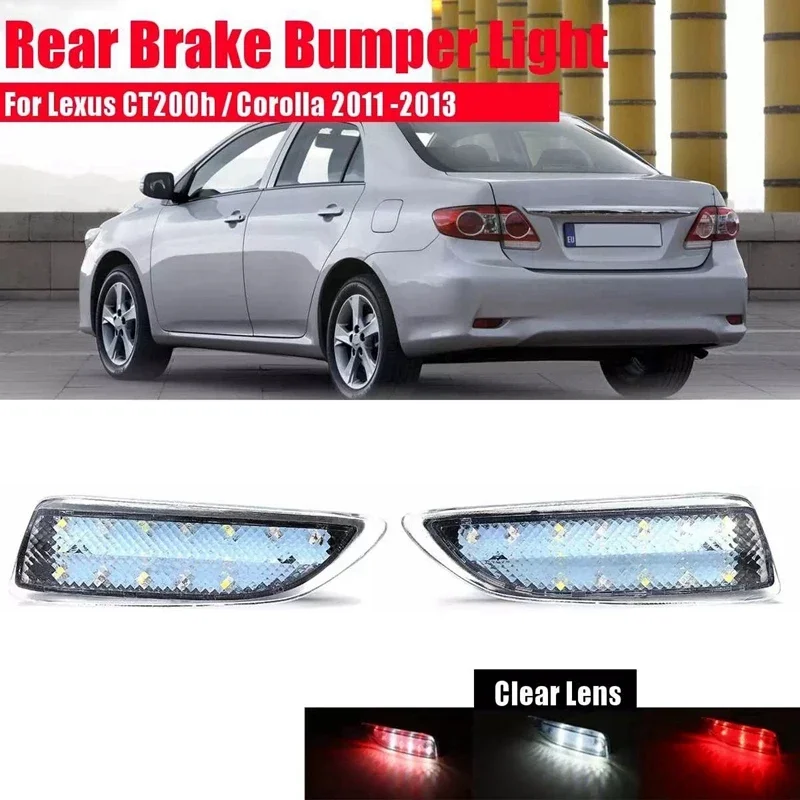 

NEW-Car LED Rear Bumper Reflector Brake Light Tail Lamp For Toyota Corolla 2011 2012 2013 /for Lexus CT200H