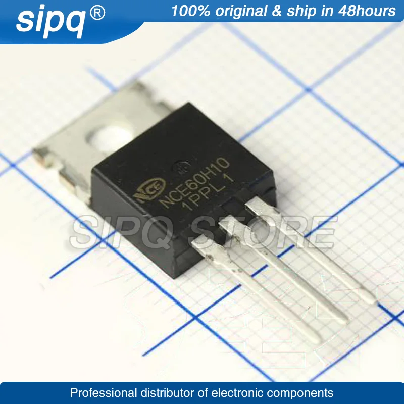 10PCS/LOT NCE60H10 60V 100A N-CHANNEL TO-220 MOSFET Brand New and Original In Stock Authentic Product