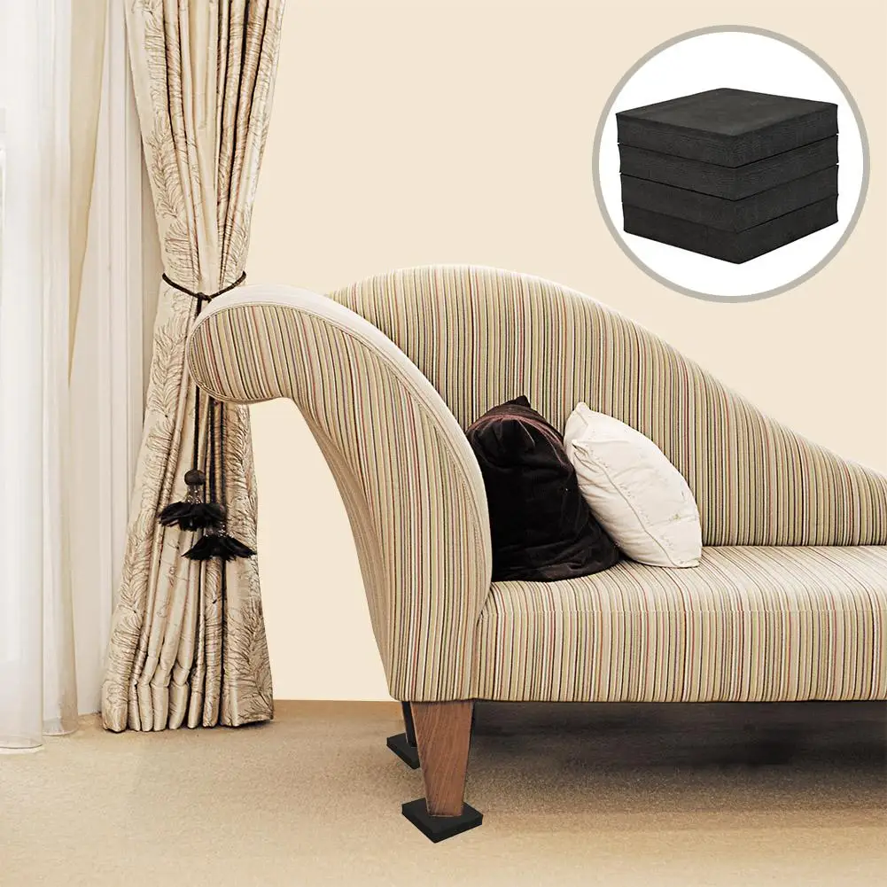 20-4Pc Anti Vibration Feet Pads Waterproof Legs Slipstop Silent Skid Raiser Mat Universal Silent Support Dampers Stand Furniture