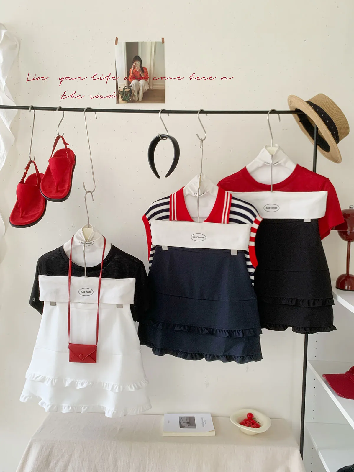 Minigonna sottile da donna dolce a due strati con volant Gonna corta a vita alta tinta unita autunno estate