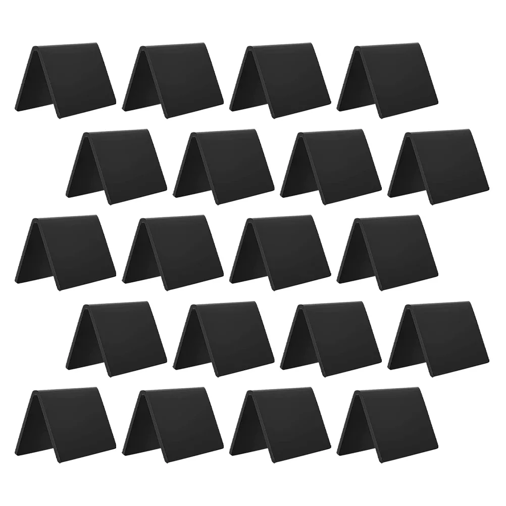 20 Pcs Acrylic Message Board Note Writing Restaurant Sign Display Blackboard Decorations Stylish Easy Install