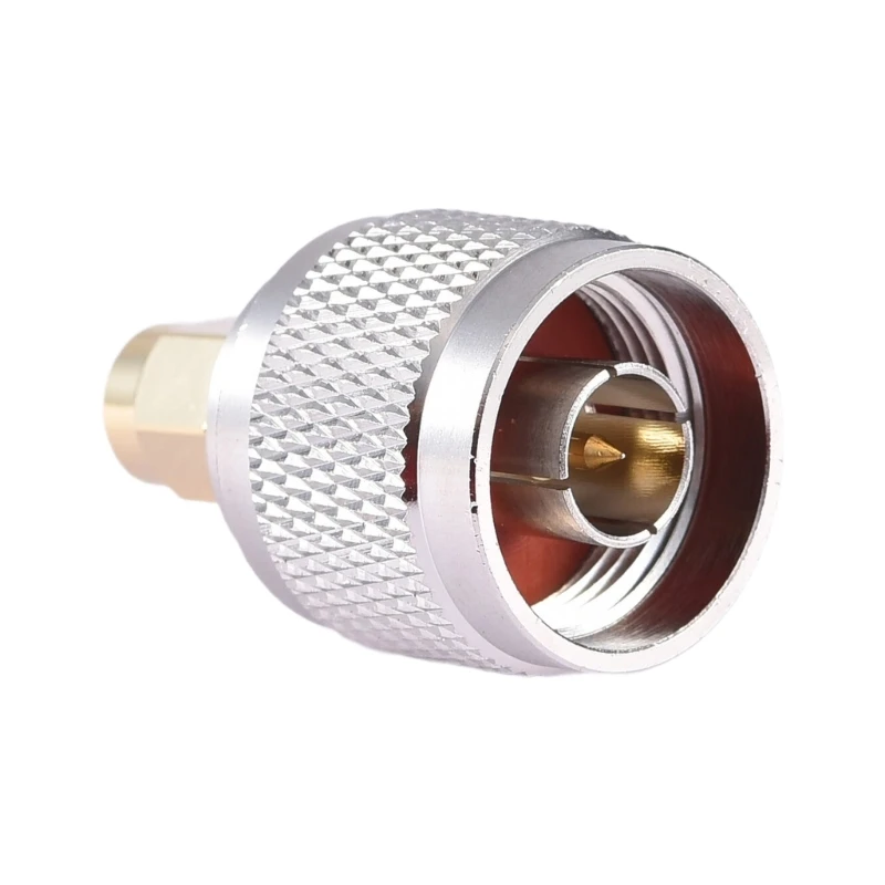 Conectores adaptadores coaxiales SMA para transmisión señal Conectores N-SMA cobre duraderos alimentador juntas RF