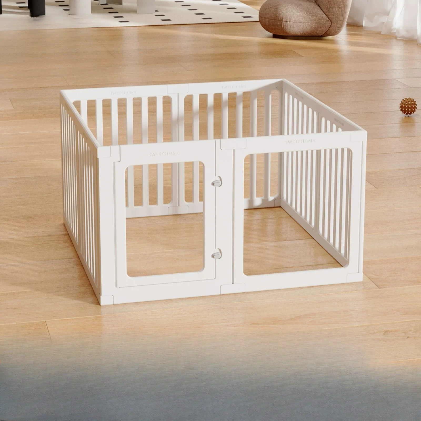 

Dog cage Dog fence Indoor fence Pet small dog household acrylic transparent anti-prison kennel