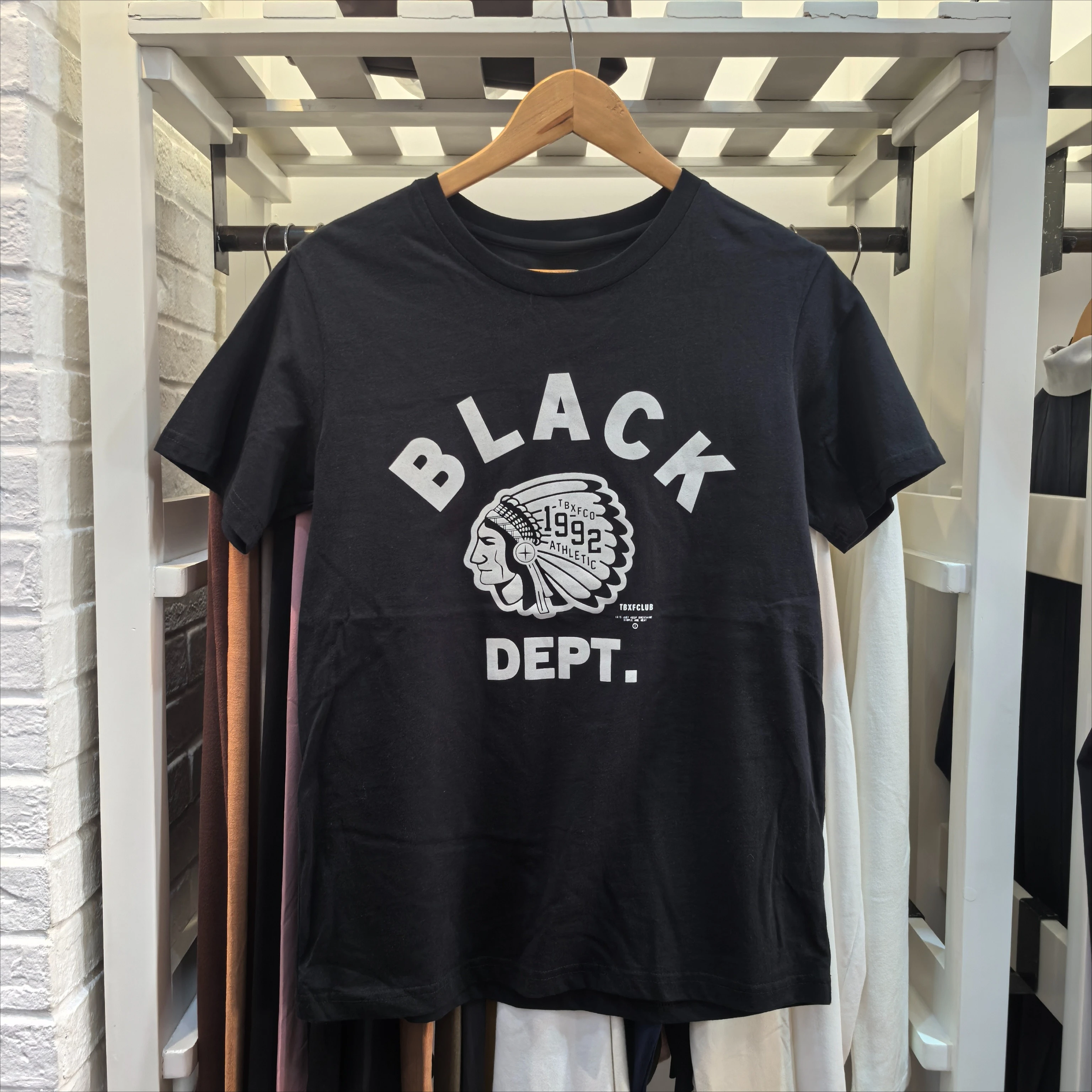 

Мужская хлопковая футболка с короткими рукавами и индийским принтом BLACK DEPT, мужская и женская повседневная одежда, летний уличный универсальный топ