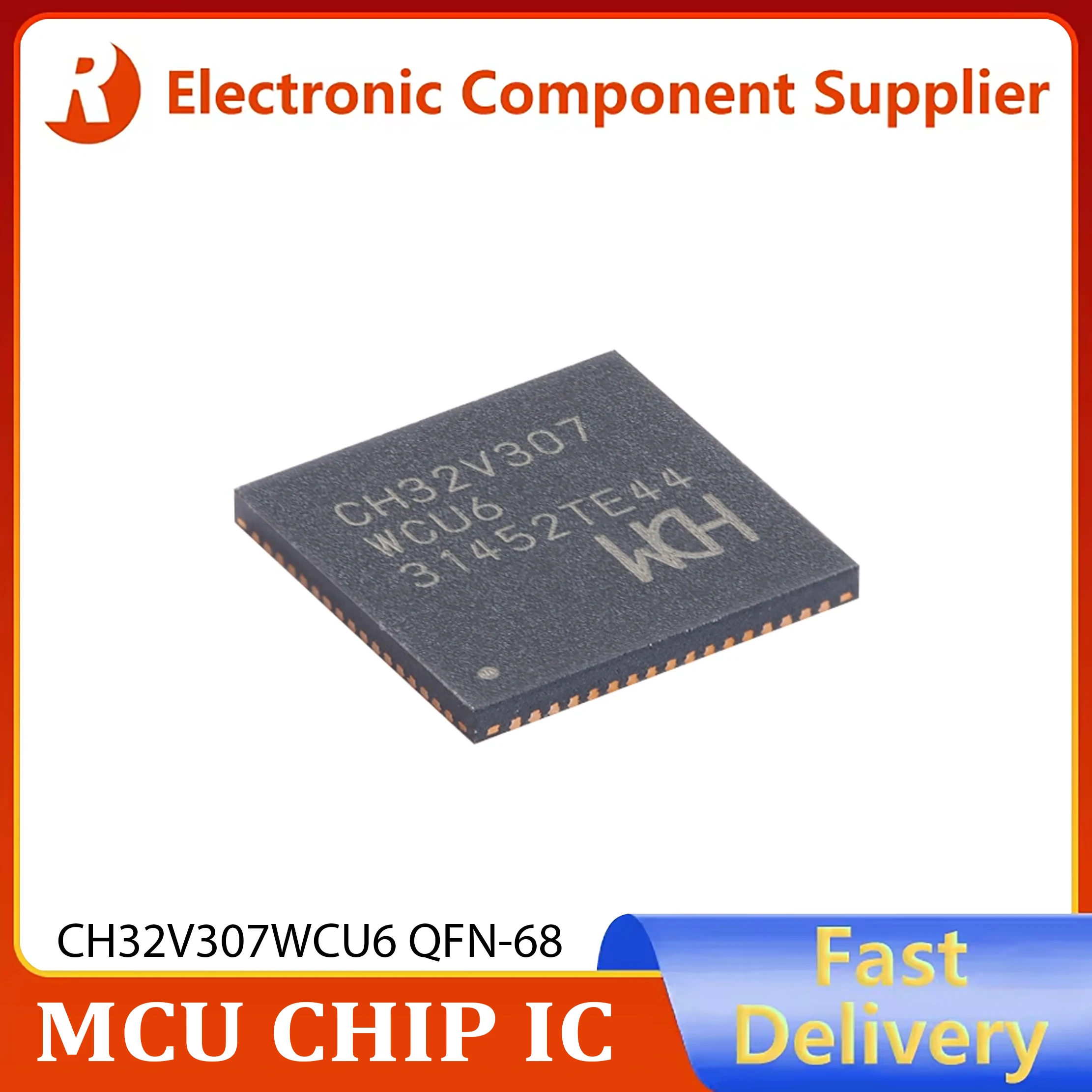 1pcs 100% brand new and original CH32V307WCU6 Screen printing CH32V307 Chip in stock