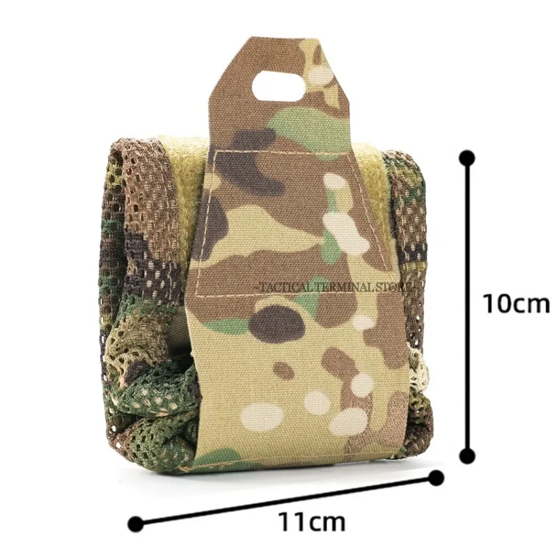 Taktische Folding Dump Pouch Kordelzug Magazin Utility Pouch Mesh Taille Tasche Roll Up Faltbare Recovery Tool Pack EDC Lagerung Tasche – Detail 7