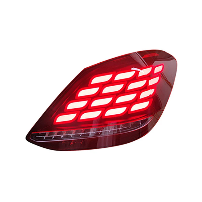 2015-2021 W205 Dragon Scale LED Tail Light Assembly C180 C205 Rear DRL Modified Lamp Parts