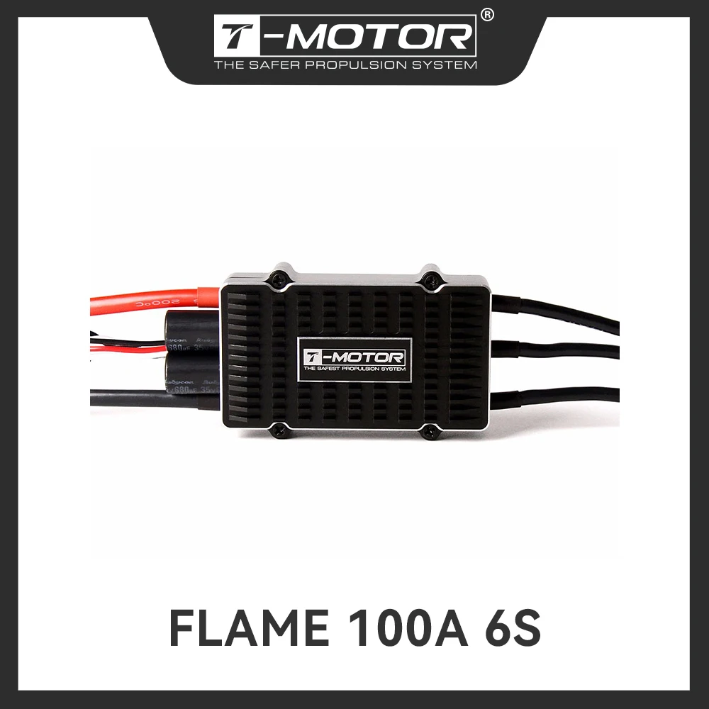 

T-MOTOR FLAME 100A 6S многовинтовой беспилотный Дрон ESC 4-8S электронный регулятор скорости для мультироторов U7 280KV/420KV/490KV