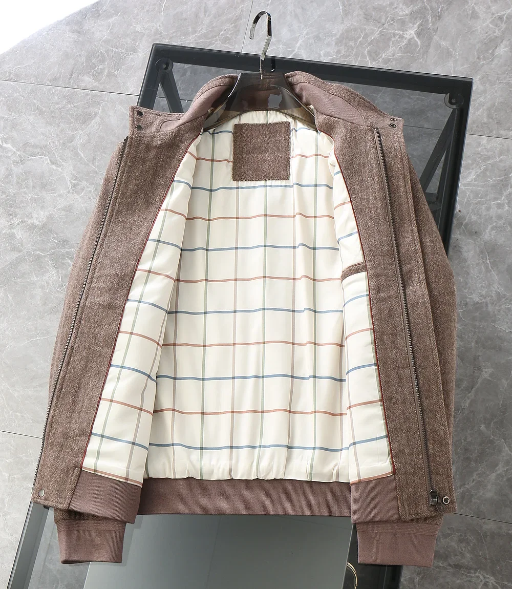 

LP Итальянская куртка с лацканами из смеси шерсти 25aw
