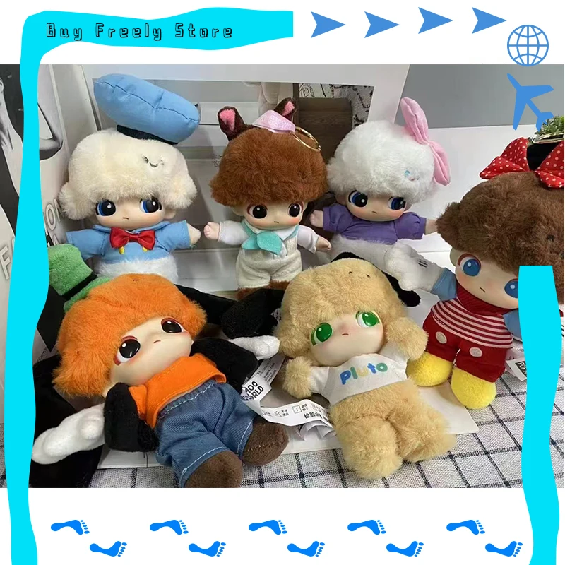

Dimoo World Plush Keychain Vinyl Face Blind Box Toy Trendy Gift Soft Cute Collectible Character Collectors Item