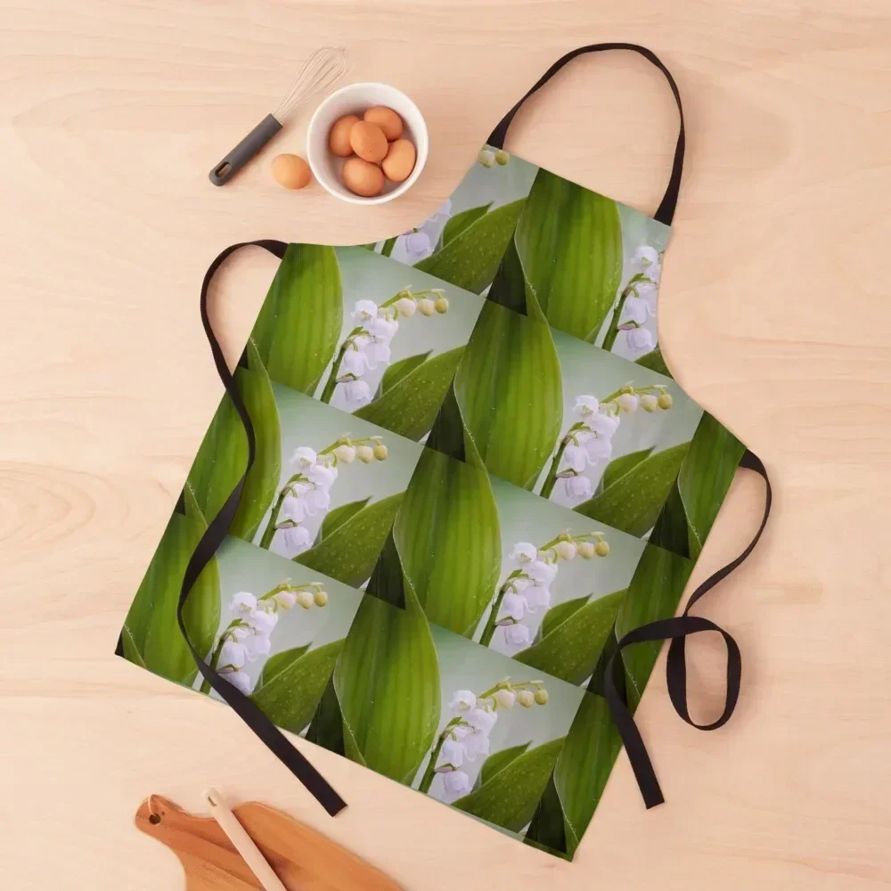 

Lily of the Valley Apron cookings for women Utensils For Kitchen Waterproof women Waiter Uniforms Apron