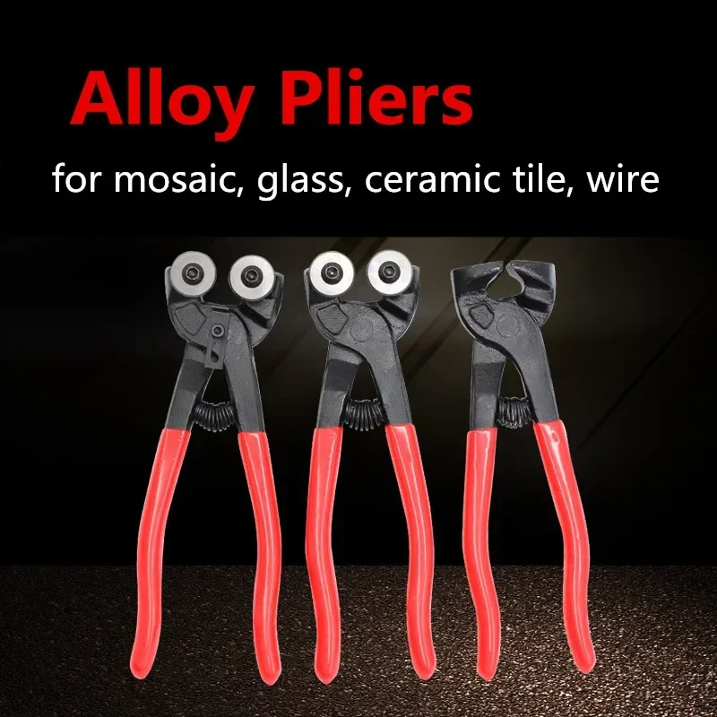 DIY Mosaic Tile Pliers for Porcelain/Jade/Crystal/Glass Tile Breaking Cutter Mosaic Materials Alloy Cutter Multi Kinds Optional