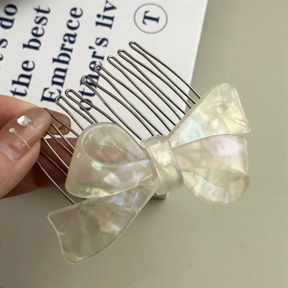 

Trendy Hairpin Bowknot Hair Accessories Bow Barrettes Korean Barrettes Acetic Acid Hair Clips Women Hair Comb Girl Bangs Clip