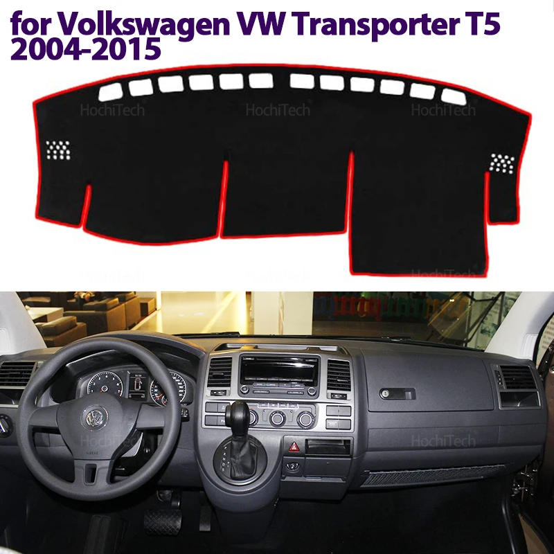 

For Volkswagen VW Transporter T5 Caravell 2004-2015 Dashboard Cover Dash Board Mat Carpet Pad Sunshade Cushion Car Accessories