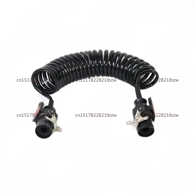 Large Ring 7 PIN Spring Wire Assembly Trailer Specific EBS Brake System Connection Wire For Truck and Trailer