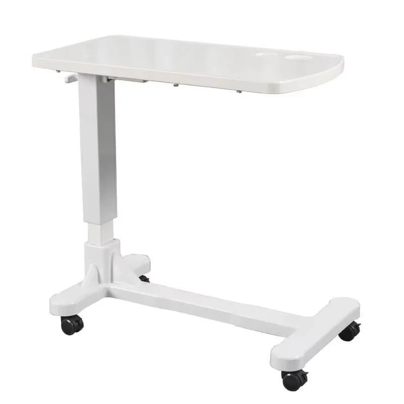 طاولة بجانب السرير للمستشفى قابلة للتعديل مع عجلات #6