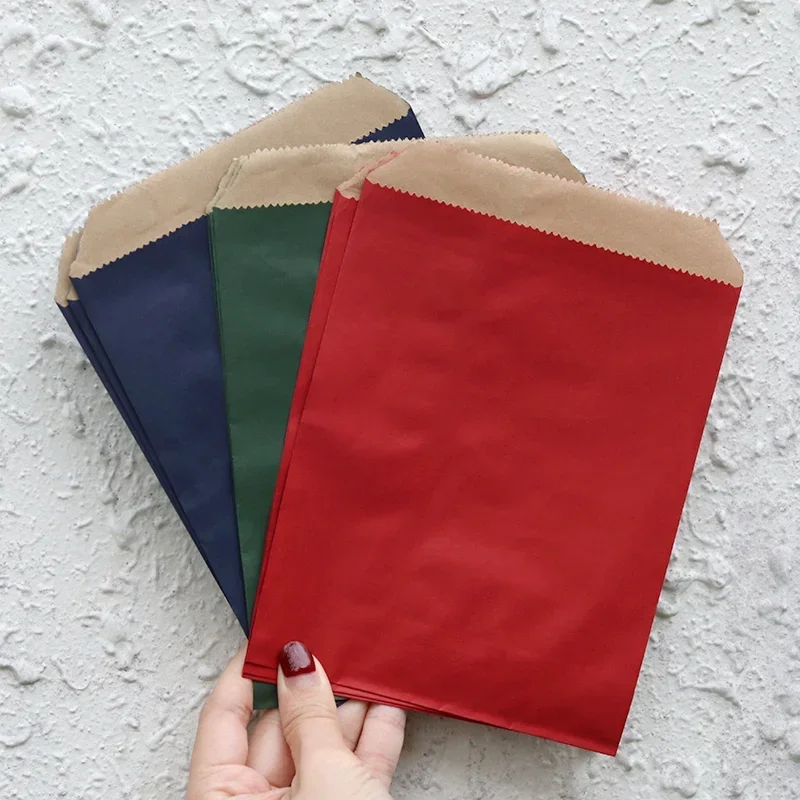 25 bolsas de papel de color sólido de 13 x 18 cm y 5 x 7 pulgadas: embalaje de regalo elegante y versátil para bodas, fiestas y eventos especiales