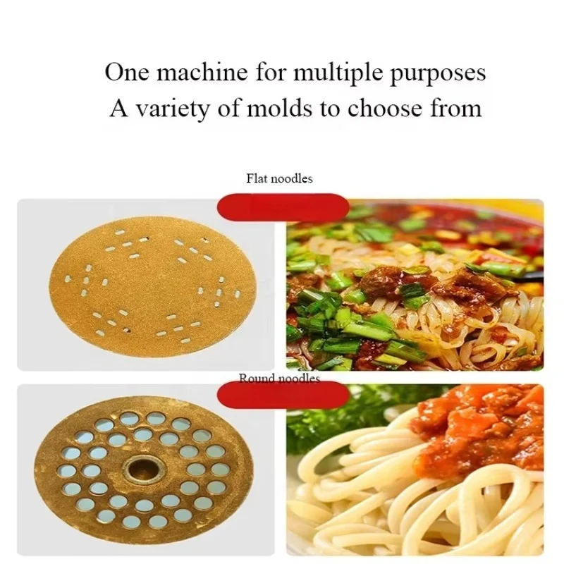 Customized Commercial Multifunctional Noodle Extruder Machine Macaroni Ramen Orecchiette Fresh Pasta Making Device