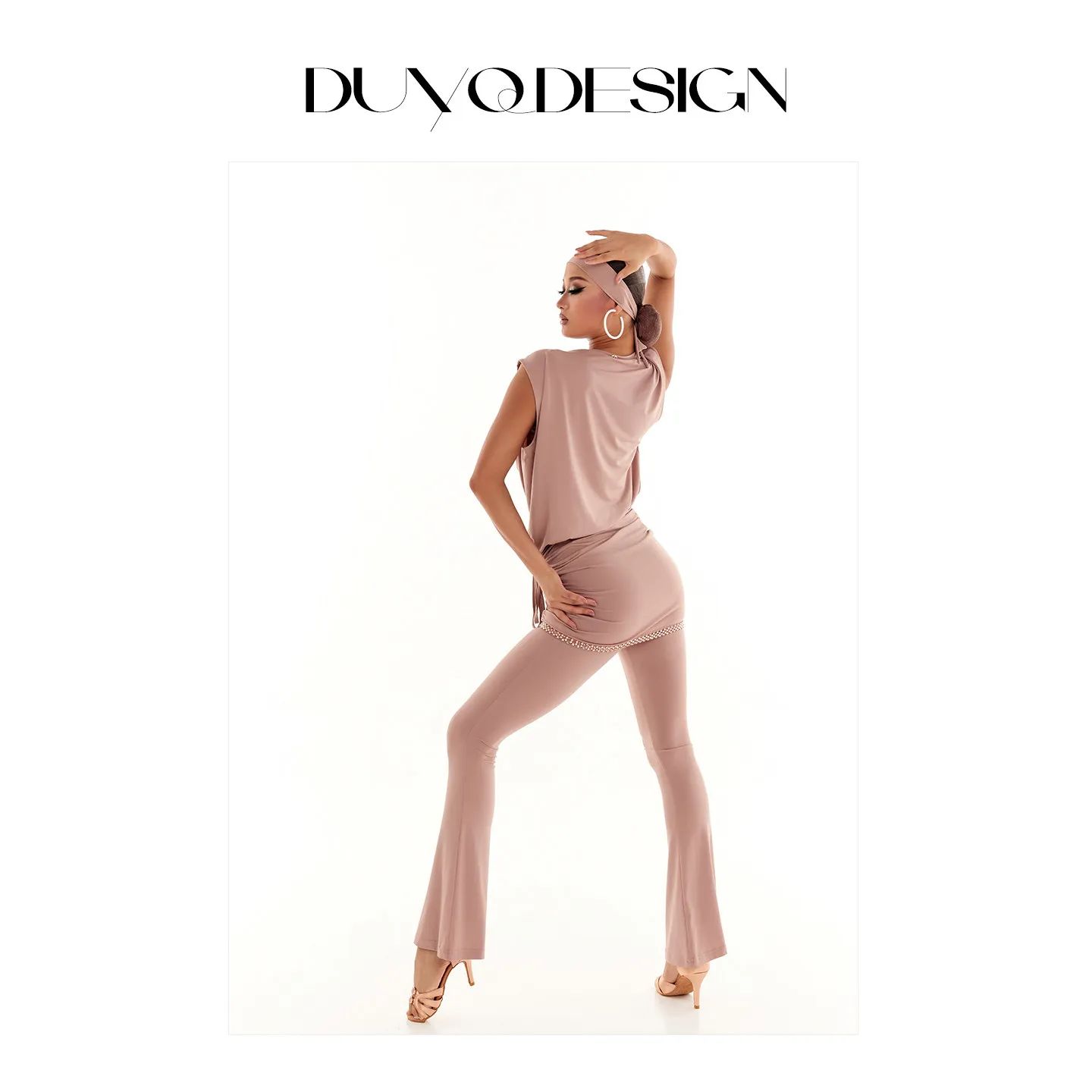 Customized Latin Dance Dress for Women Pants Tango Stage Performance Costume Style Backless Samba Lamba Practice Outfit