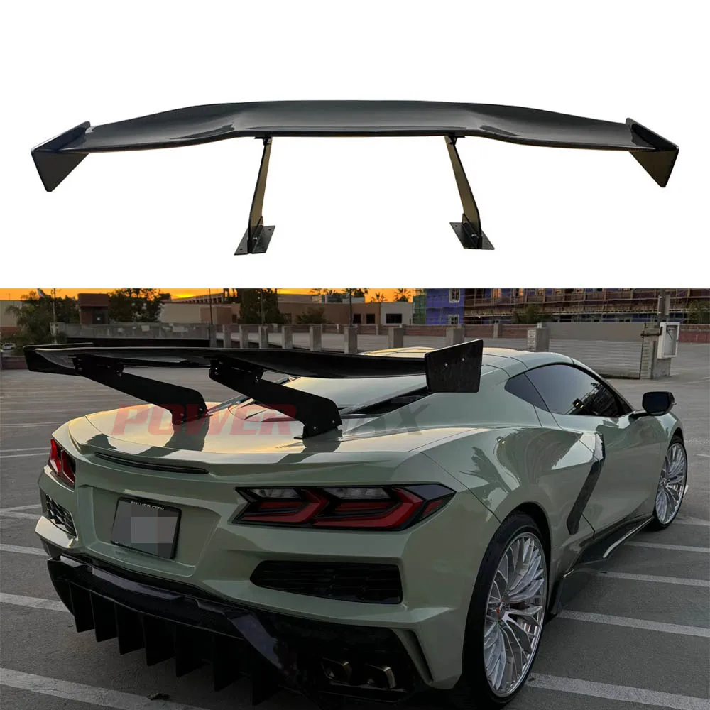 Carbon Fiber ZR1 Style Rear Wing Fit For Corvette C8 2019+ Rear Trunk Wing