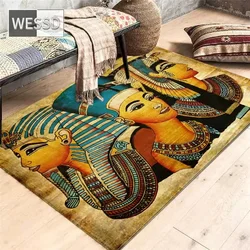 Ancient Egypt Culture 3D Mats For Home Living Room Retro Decorative Rugs Bedroom Sponge Mat For Bathroom Floor Carpet Doormat