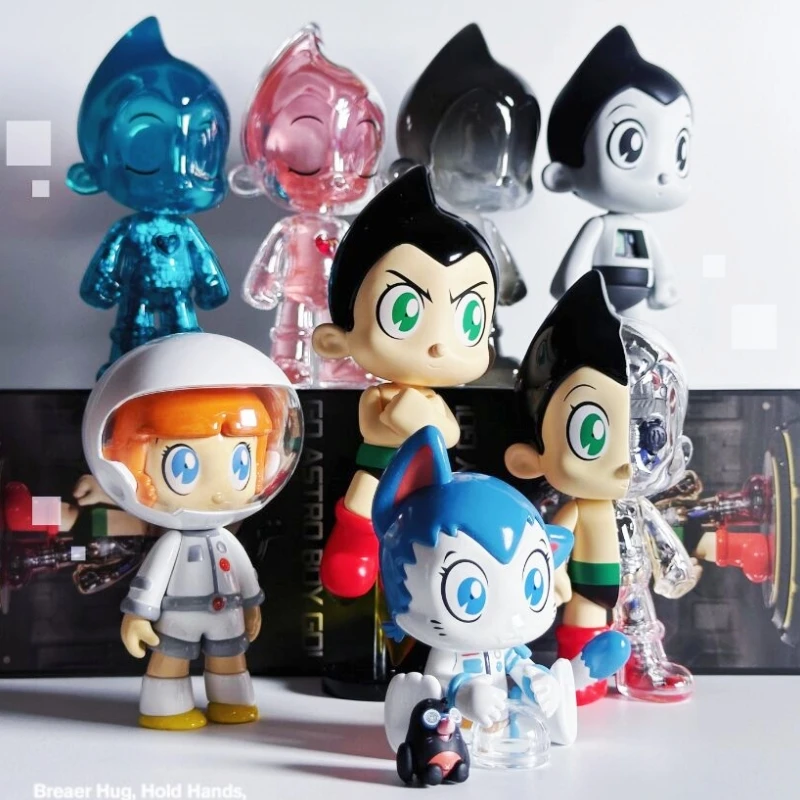 Original Anime Astroboy Blind Box Earth Heroes First Generation Figure Cartoon Action Figurines Model Mysterious Box Gift Toys