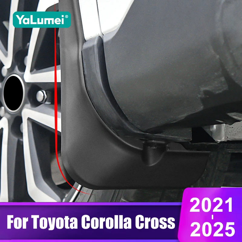 Für Toyota Corolla Cross XG10 2021 2022 2023 2024 2025 Hybrid Auto Schmutzfänger Kotflügel Spritzschutz Kotflügel Schutz Zubehör