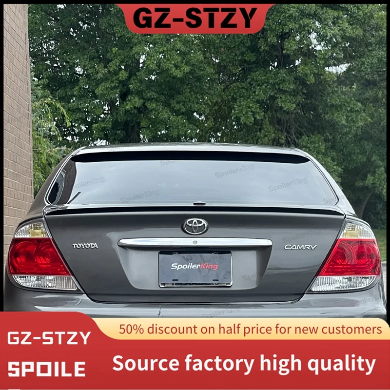 

For Toyota Camry Roof Spoiler 2003 2004 2005 High Quality ABS Material Car Rear Trunk Wing Accessories Body Kit