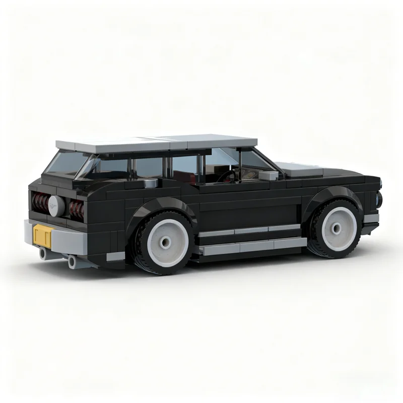 219pcs MOC City Traffic Gemma Black Version Model Building Blocks Festival Gift Architecture Toys Creative Idea Education Brick