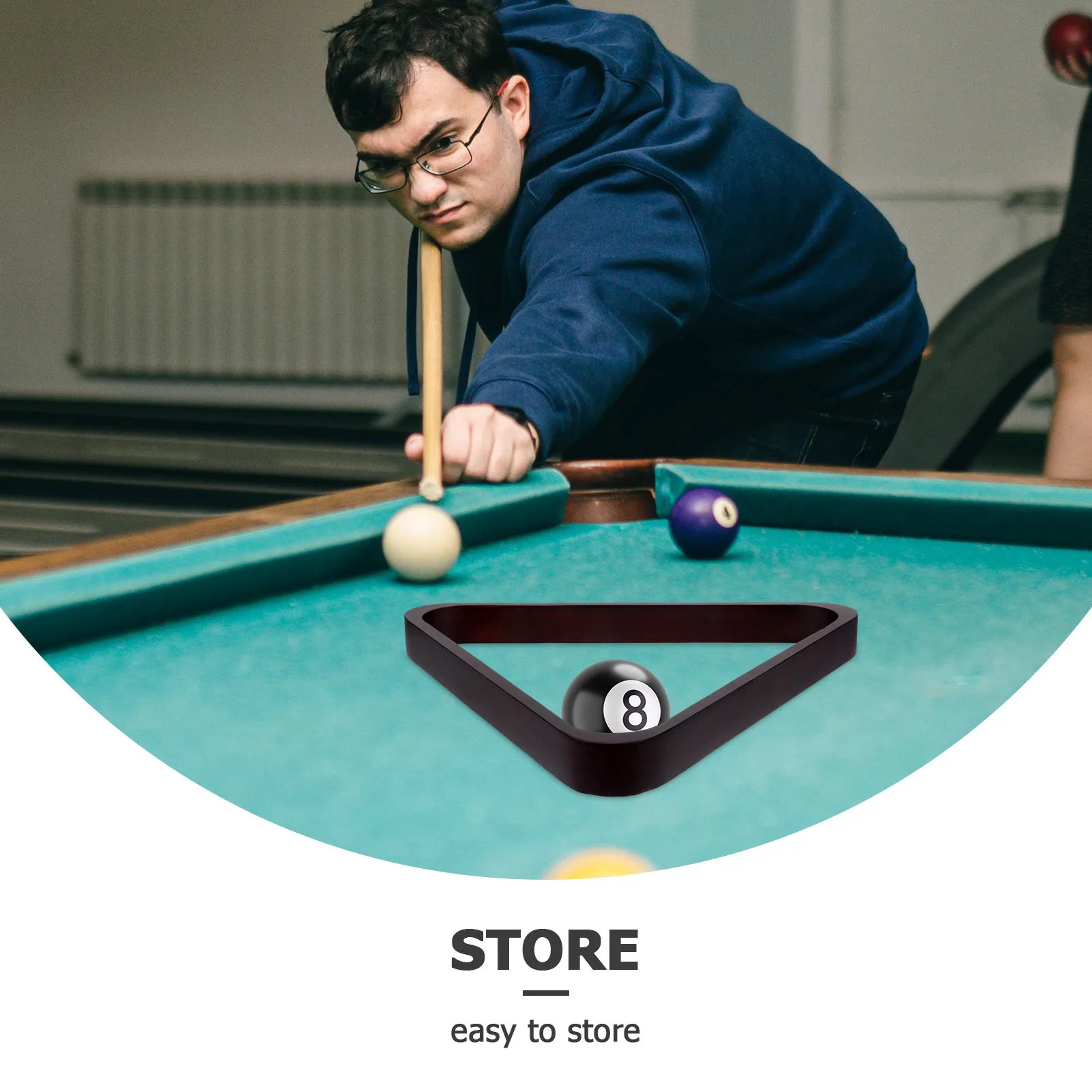 

Wooden Billiard Triangle Rack 9 Red Lightweight Stable Structure Pool Table Frame Billiard Frame Triangle