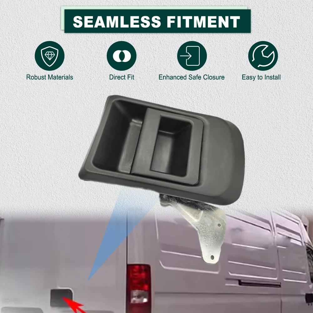 Maçaneta externa direita para porta deslizante, para iveco daily iii iv v 1999-2014, maçaneta externa 500352921 500329761