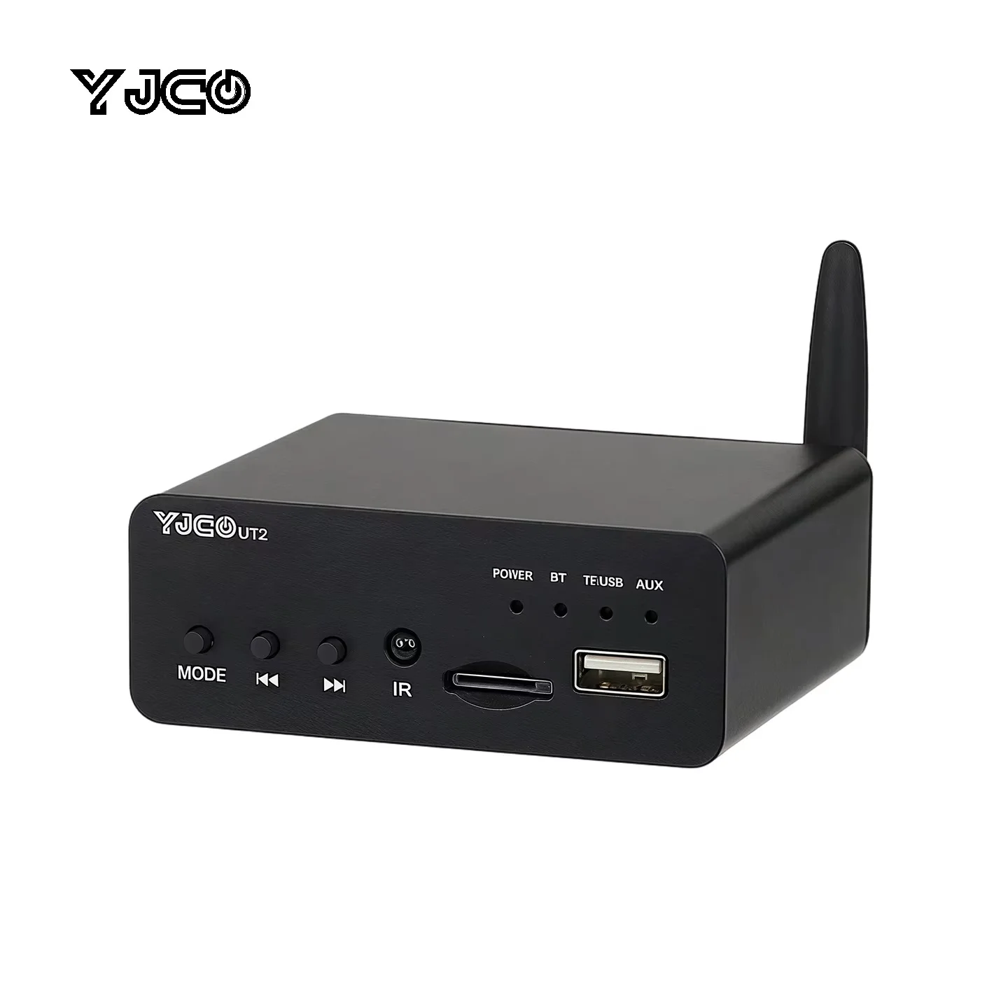YJCO Hi-Fi Bluetooth 5.4 Receiver ES9023 Decoder JRC5532 OPA All-in-One Player USB TF Card RCA Output DC 5V Music Player UT2