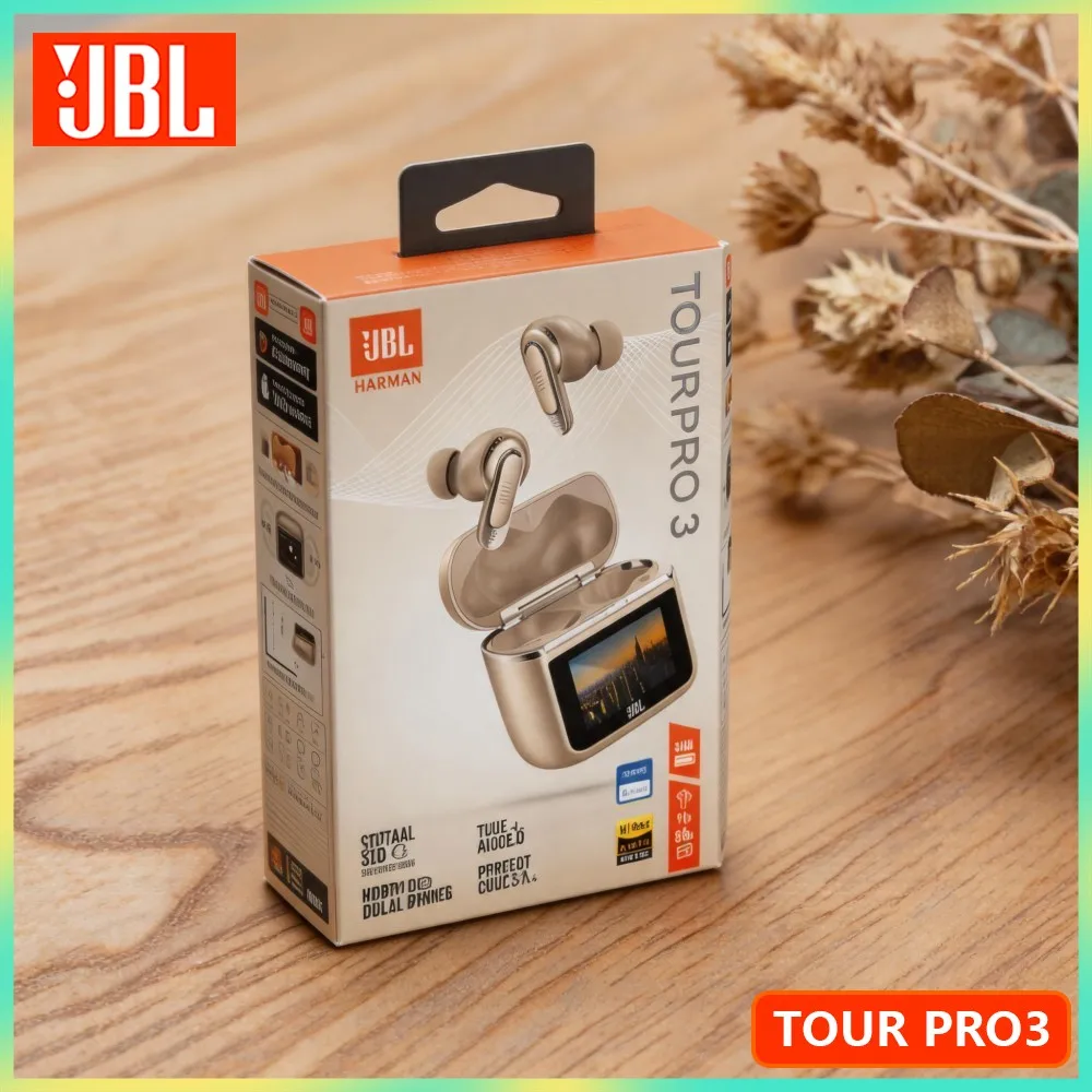 JBL Tour Pro 3 Bluetooth5.3 True Wireless Earphones Spatial 360 Head-Tracking IP55 Dust-Water Resistant LDAC High-Res Audio