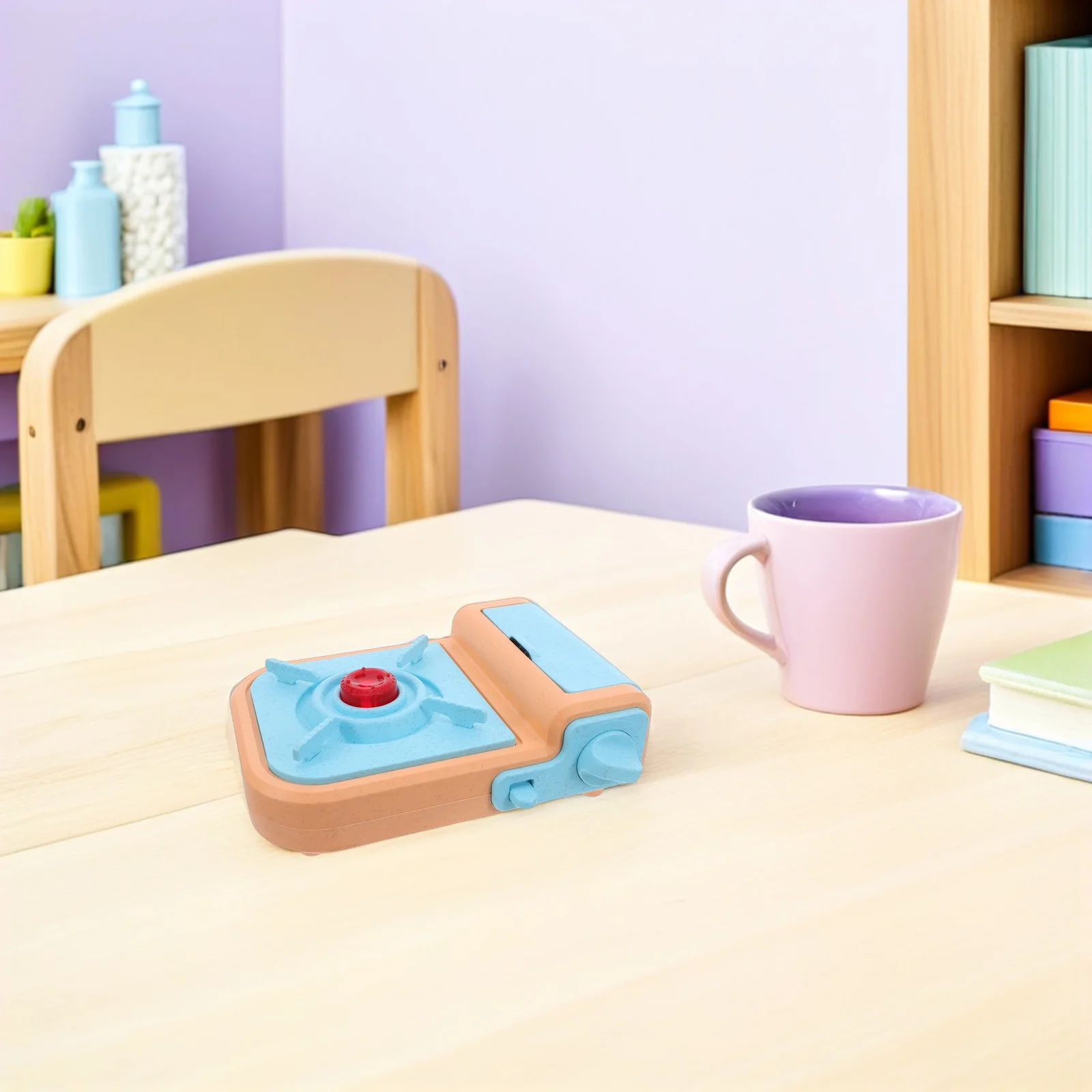 Crianças fingir jogar fogão a gás com efeitos de som luz realista portátil utensílios de cozinha simulação cozinhar role play