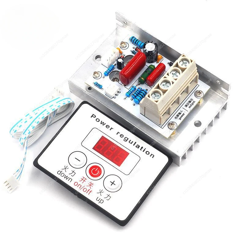 10000W Imported Thyristor Digital Voltage Regulator Dimming Speed Regulation and Temperature Regulation Super Power with Switch