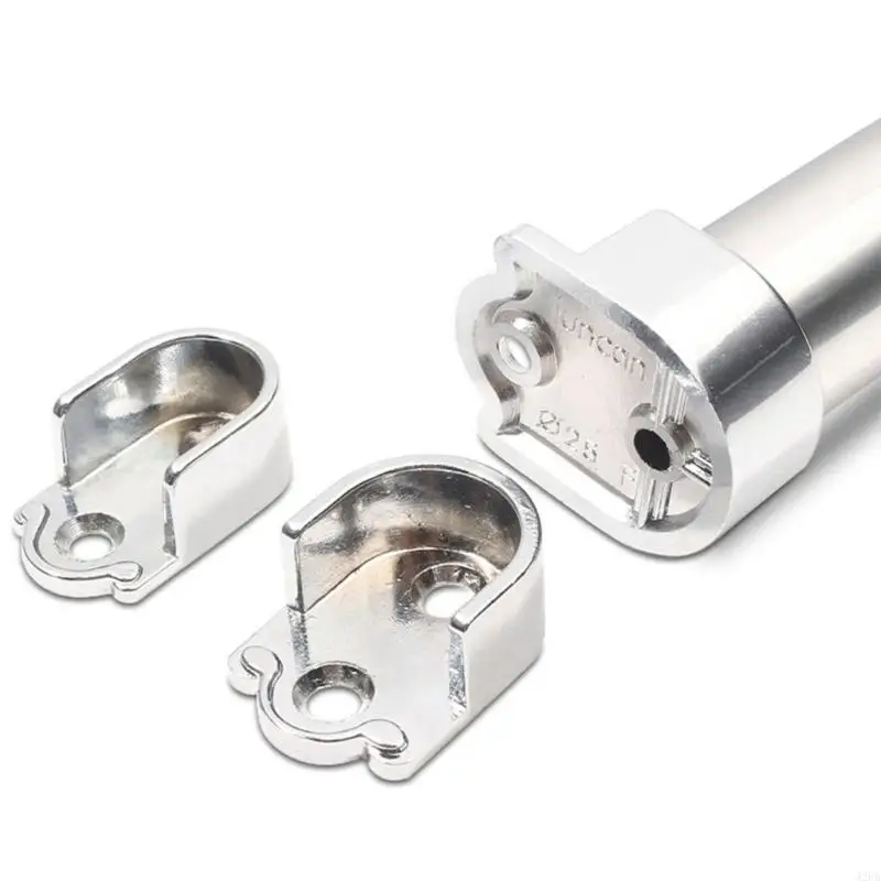 J2FA Closet Rod Mounting Bracket Closet Closet Close Tube Support Holder Sederhana