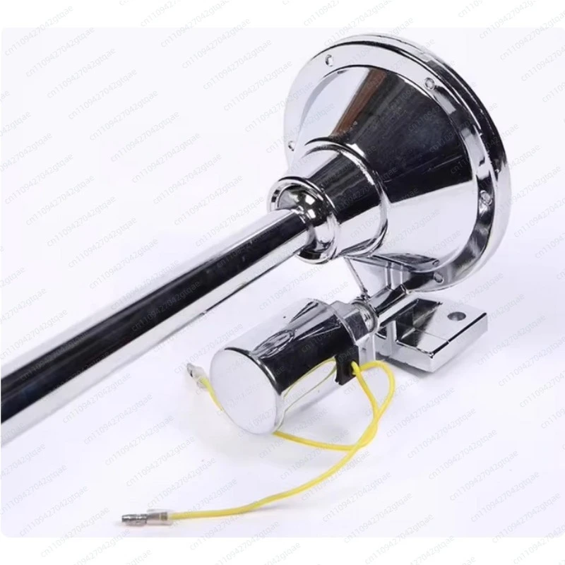 1000/1200Mm Round Mouth Single Tube Electrically Controlled Gas Horn Truck Train Super Loud Siren Horn view 3