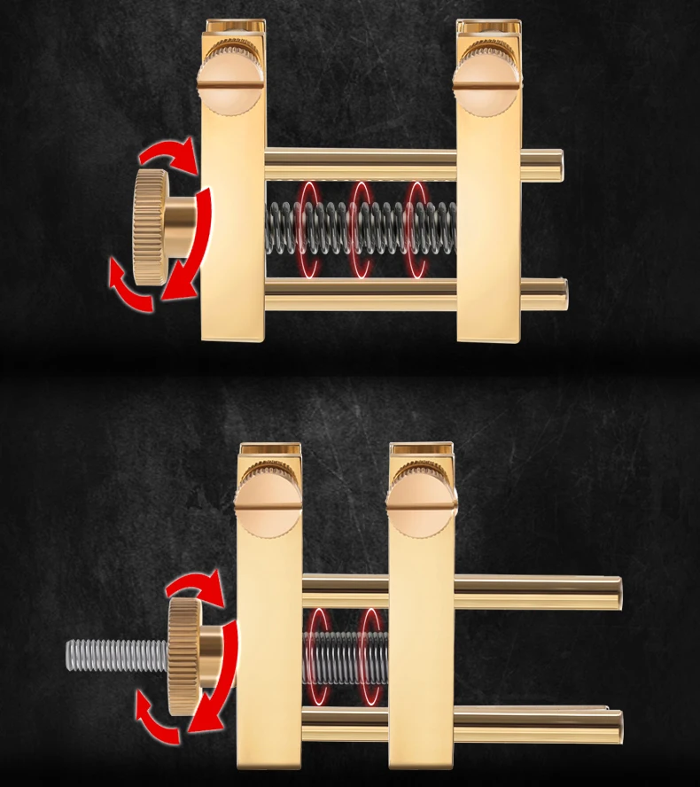 Violin brass edge clamp Luthier Fiddle Cello Guitar Edge Clip Cracks Sides Bulid For Luthier Wood repairing cracks Close tool