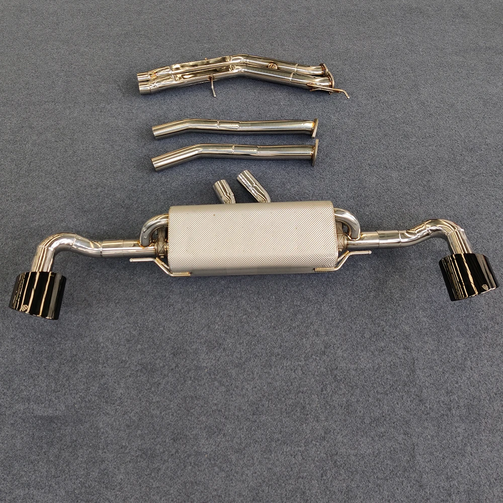 Silenziatore valvola Factiry in acciaio 304 con telecomando per scarico Catback Valvetronic Audi Q8 3.0t