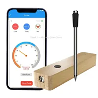 Wireless Meat Thermometer Waterproof Probe Bluetooth Food Thermometer Support APP Remote Real-time Monitoring for BBQ Baking