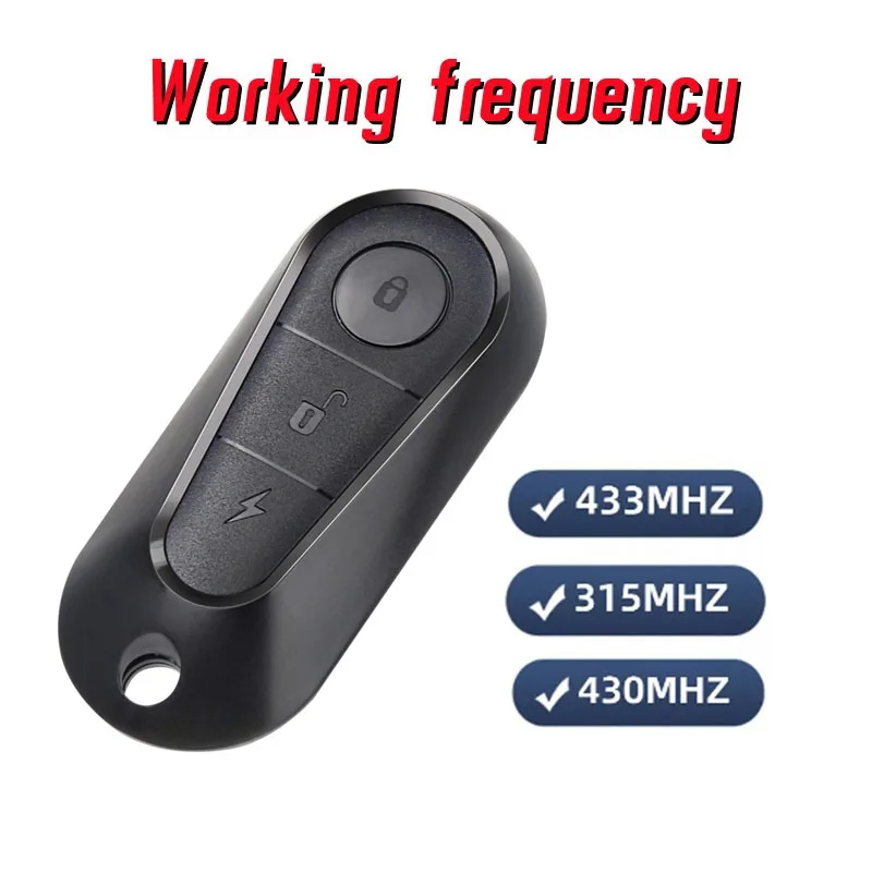 433MHZ 3 Buttons Garage Gate Door Opener Duplicator Copy Remote Controller Remote Control Clone Cloning Code 315/430mhz