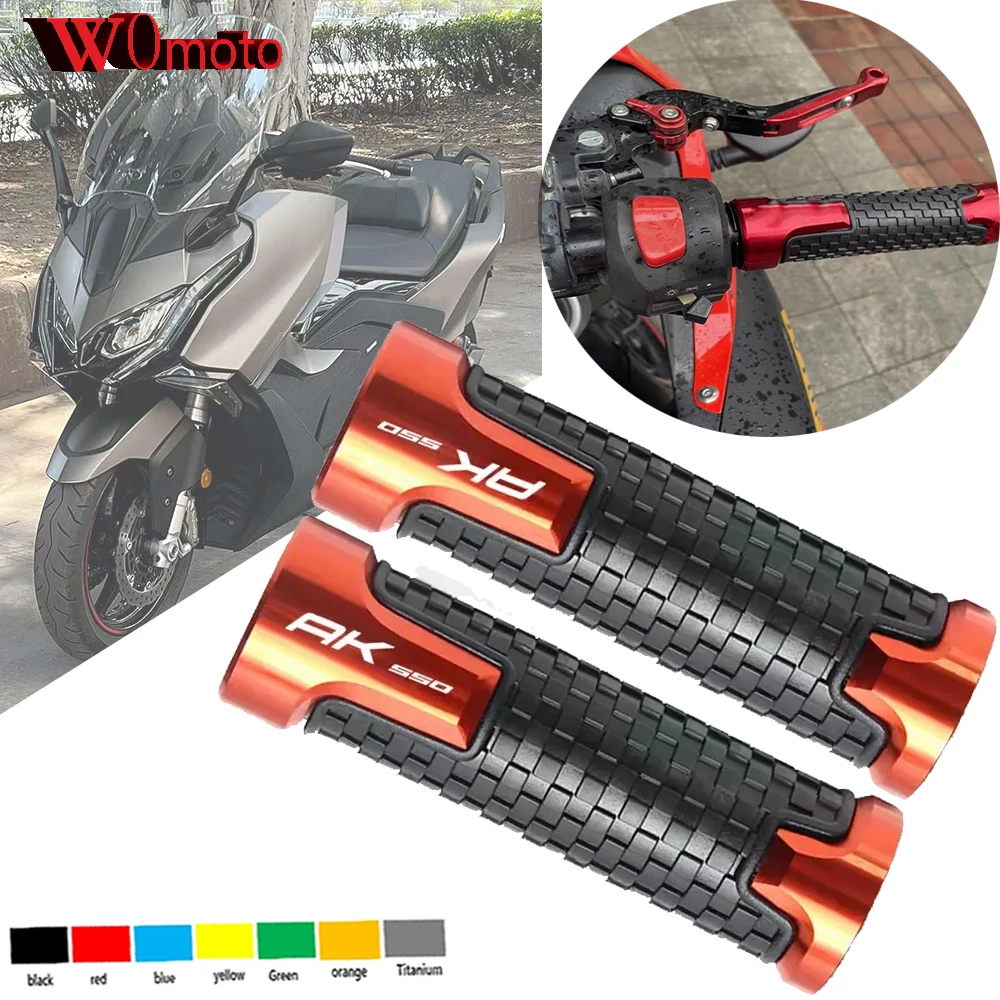 

NEW For KYMCO AK 550 AK550 2020-2023 2024 2025 Accessories Motorcycle Non Slip Handlebar Grip Throttle CNC Hand Bar Grips