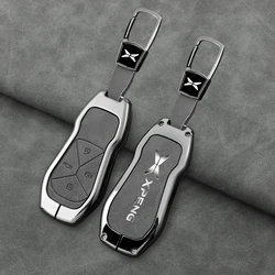 Zinc Alloy Car Key Case Cover For Xiaopeng xpeng p7 p7i p5 g3 g3i g9 g6 22-23 Key Housing Package Car Accessories