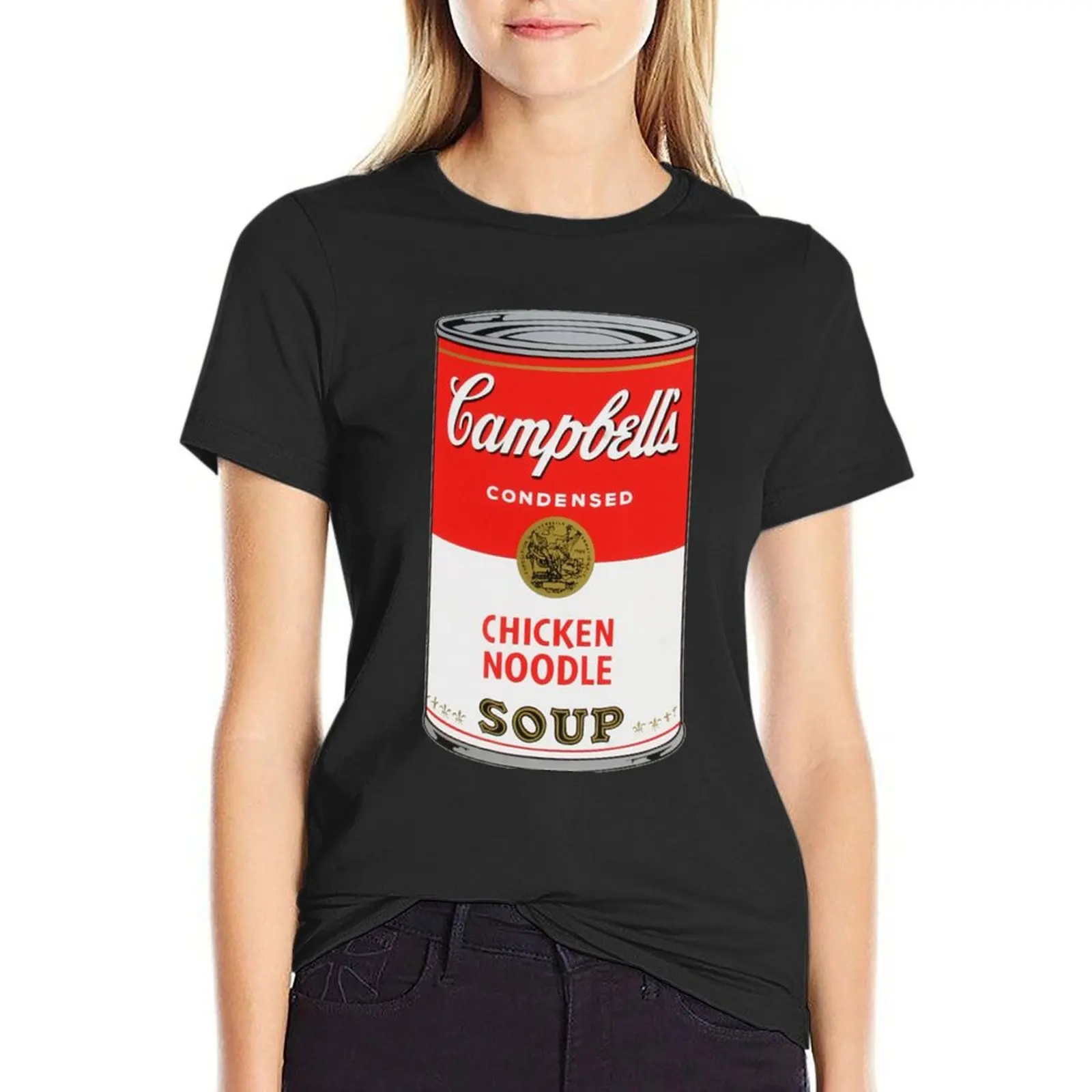 Andy Warhol Campbell's Soup T-Shirt Aesthetic clothing cute tops tops for Women