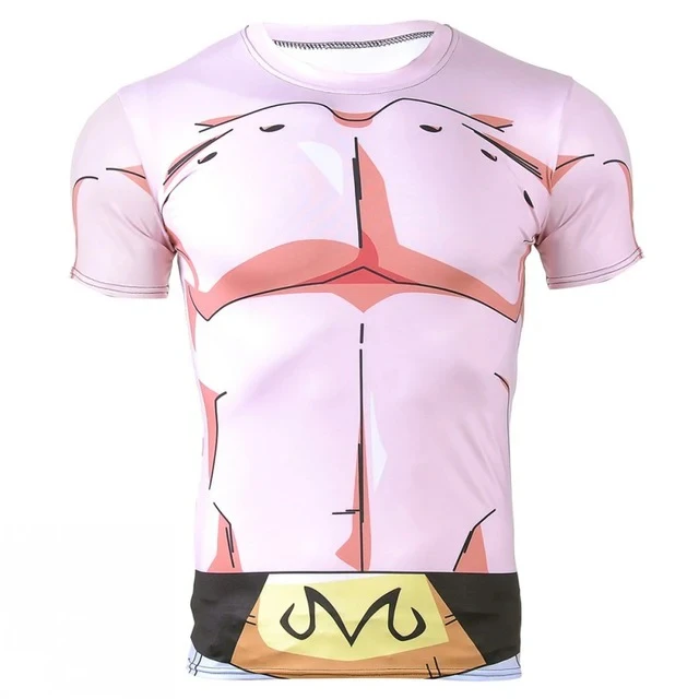2026 Sommer Majin Buu Körper-Saiyajin-Rüstung |   Bodybuilding Kurzarm-T-Shirt |   Fitness-Workout Dragon Ball Super Atmungsaktiv y2k