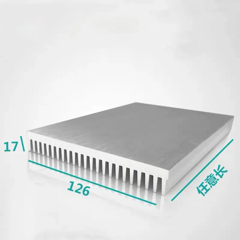 

Aluminum profile heat sink Aluminum radiator router heat dissipation high power wide 126 ,high 17 dense teeth Cooler Cooling fin